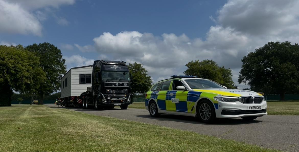Dunkirk escorted abnormal load transport